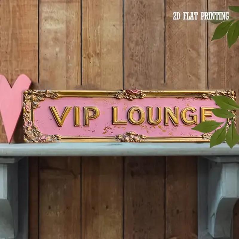 Papan Tanda Logam Ruang VIP Be - Home Bar Lounge ulasan dan harga