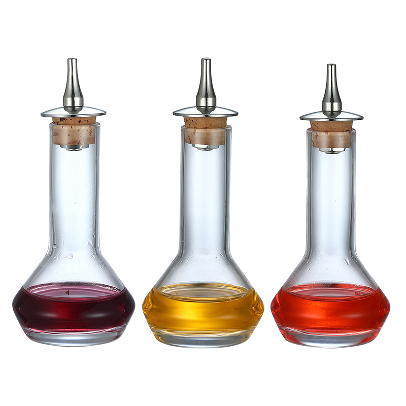 Botol kaca 50ml untuk Cocktail - Bitters Bottle Set ulasan dan harga
