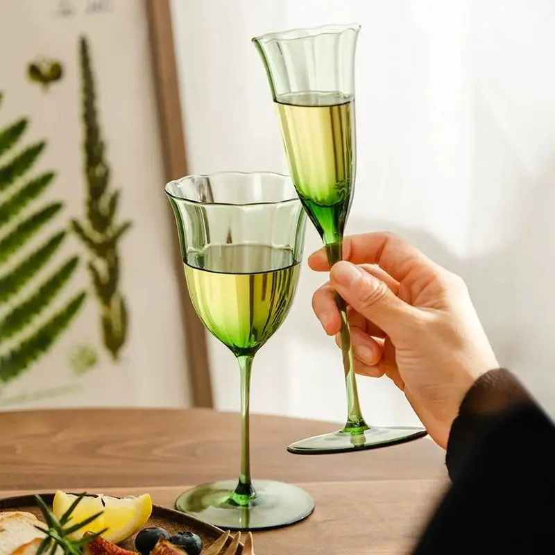 Set Gelas Anggur Kristal Bunga - Home Bar Set ulasan dan harga