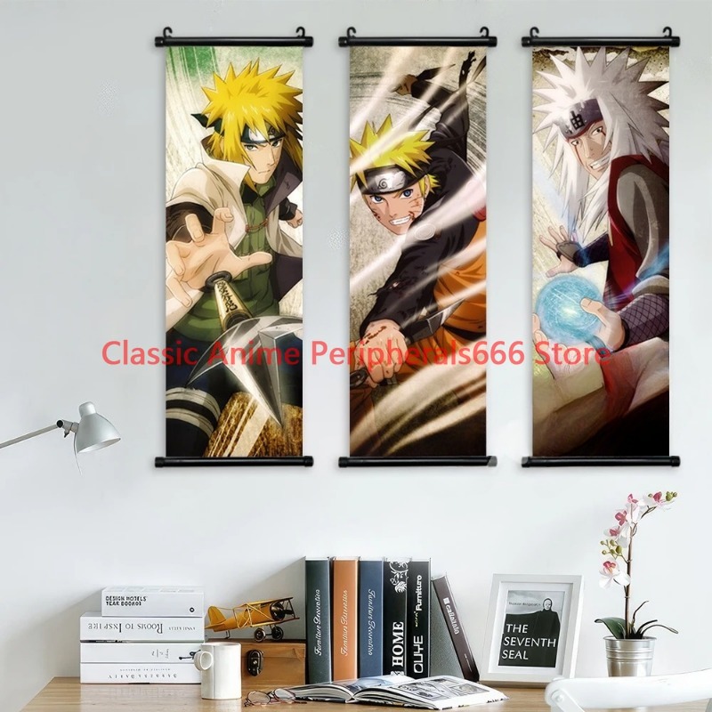 Naruto lukisan gantung kanvas  - Home Bar Set ulasan dan harga